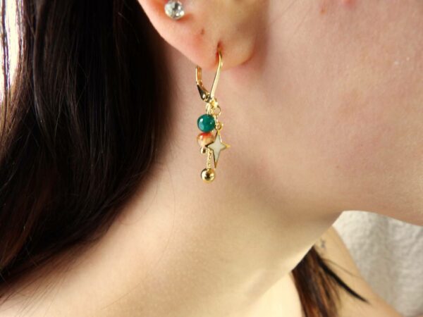 boucles d'oreilles fantaisie