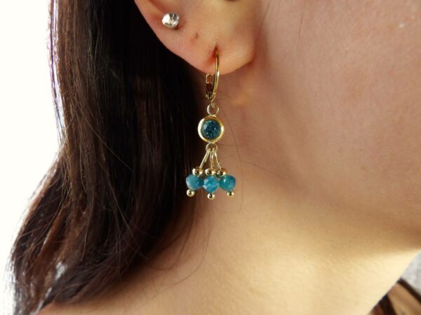 Boucles d’oreilles pierre