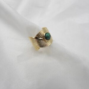 bague malachite